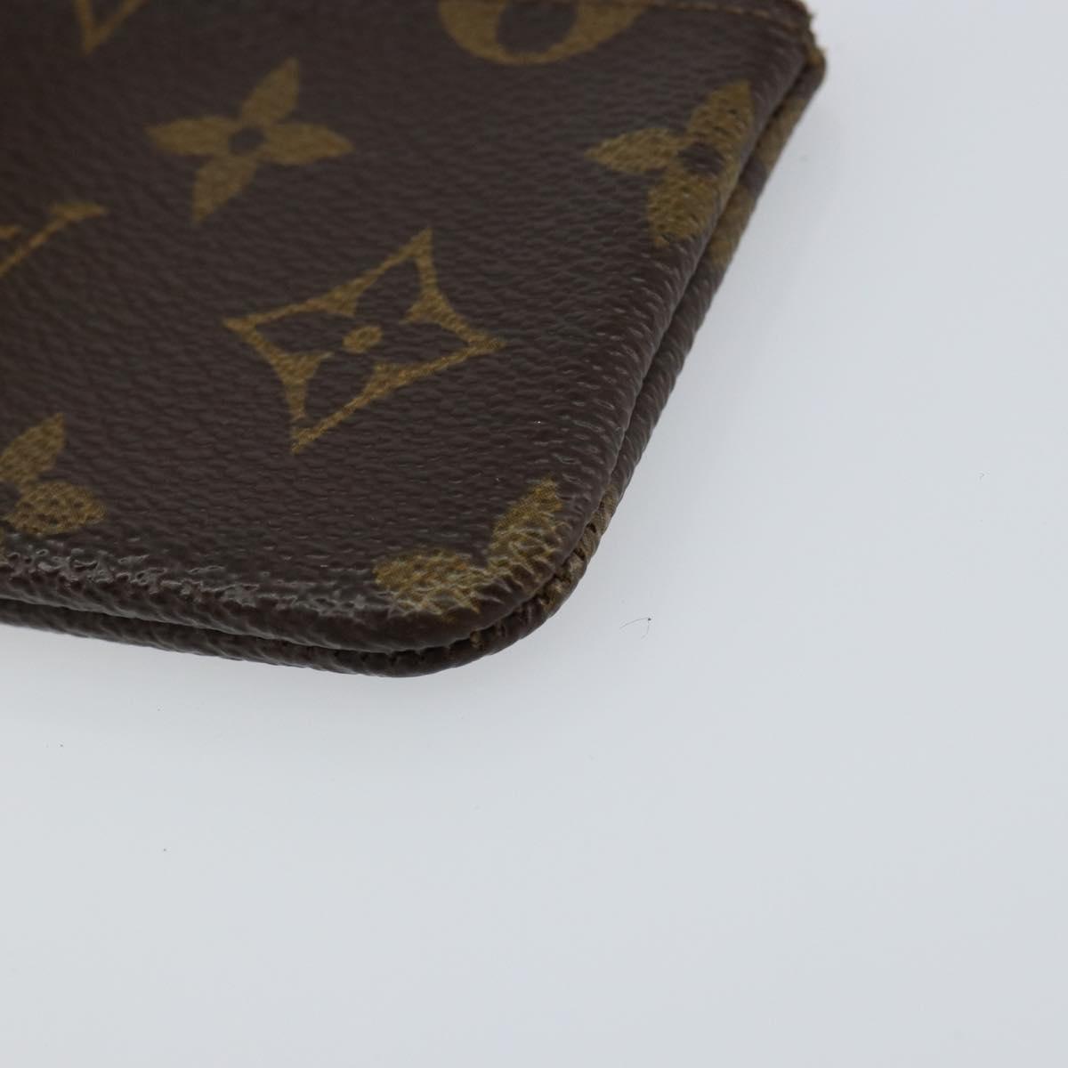 LOUIS VUITTON Monogram Pochette Cles Coin Purse M60033 LV Auth 156076