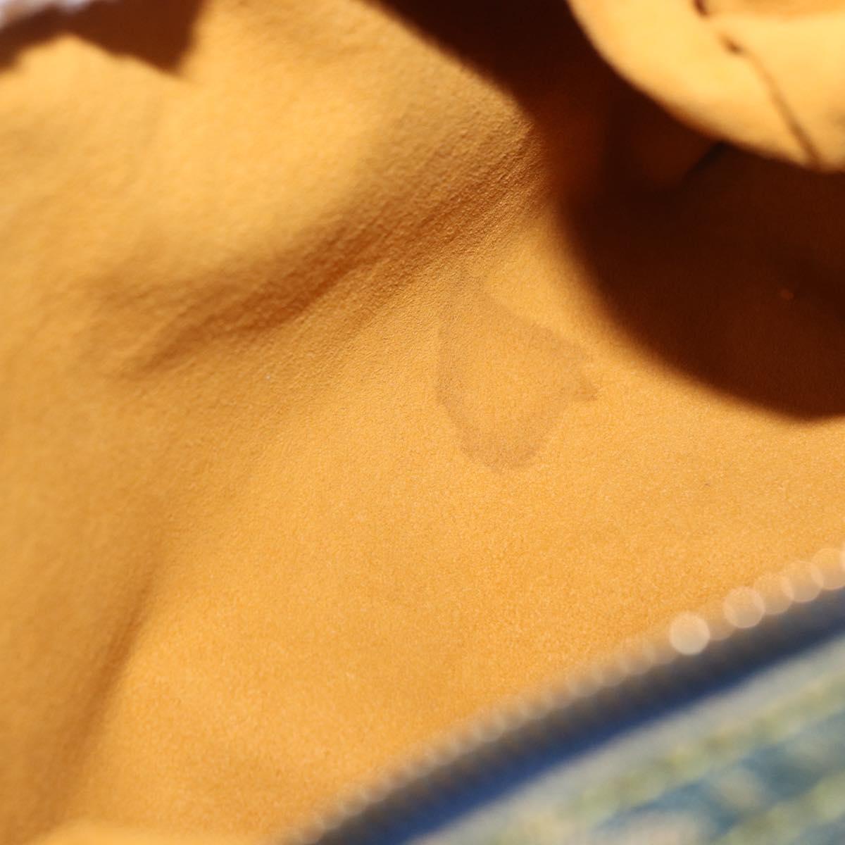 LOUIS VUITTON Monogram Denim Buggy PM Shoulder Bag Blue M95049 LV Auth 156081V