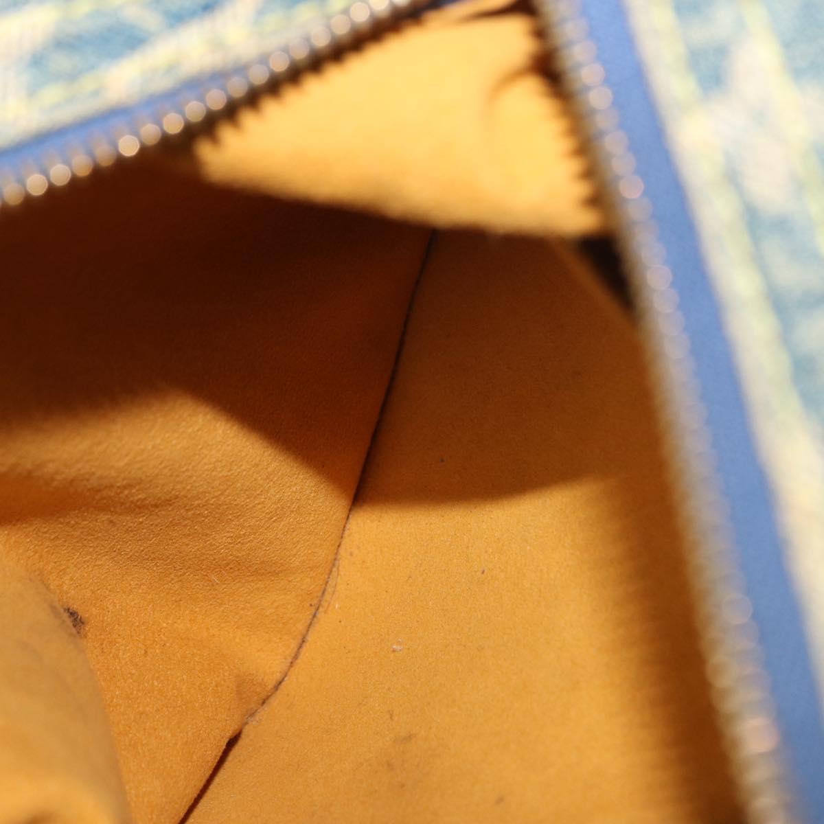 LOUIS VUITTON Monogram Denim Buggy PM Shoulder Bag Blue M95049 LV Auth 156081V