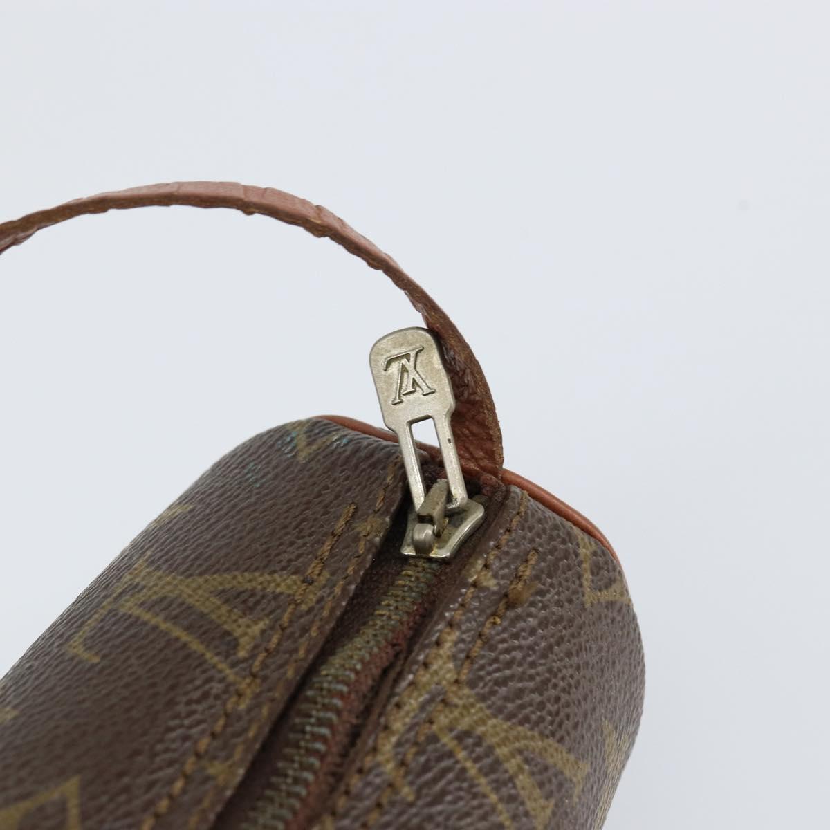 LOUIS VUITTON Monogram Papillon Pouch LV Auth 156082