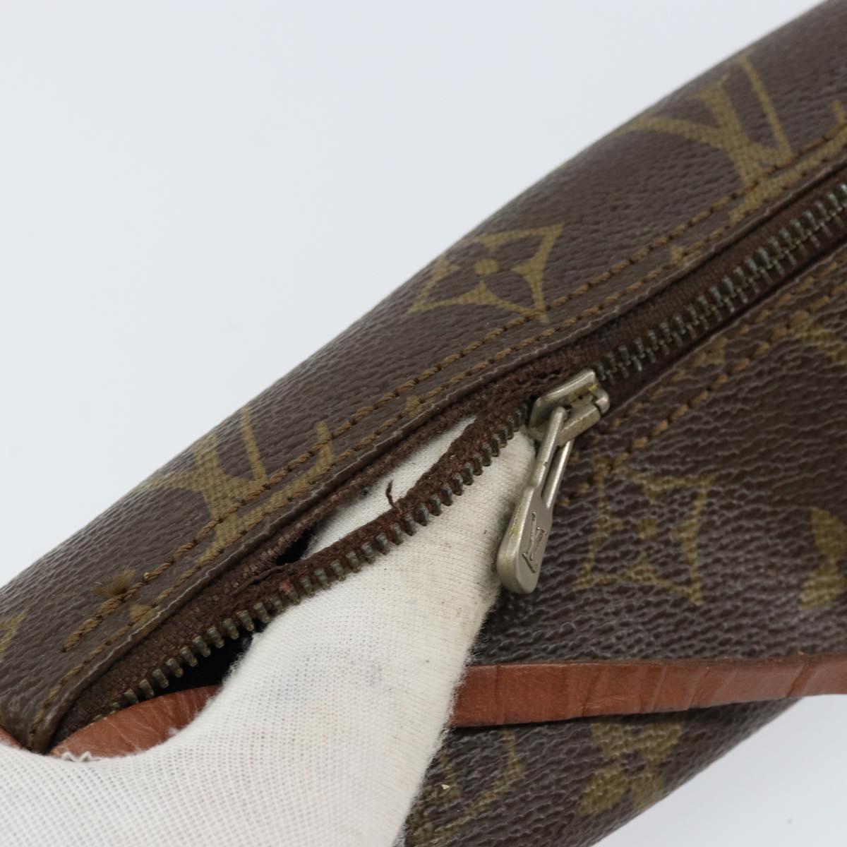 LOUIS VUITTON Monogram Papillon Pouch LV Auth 156082