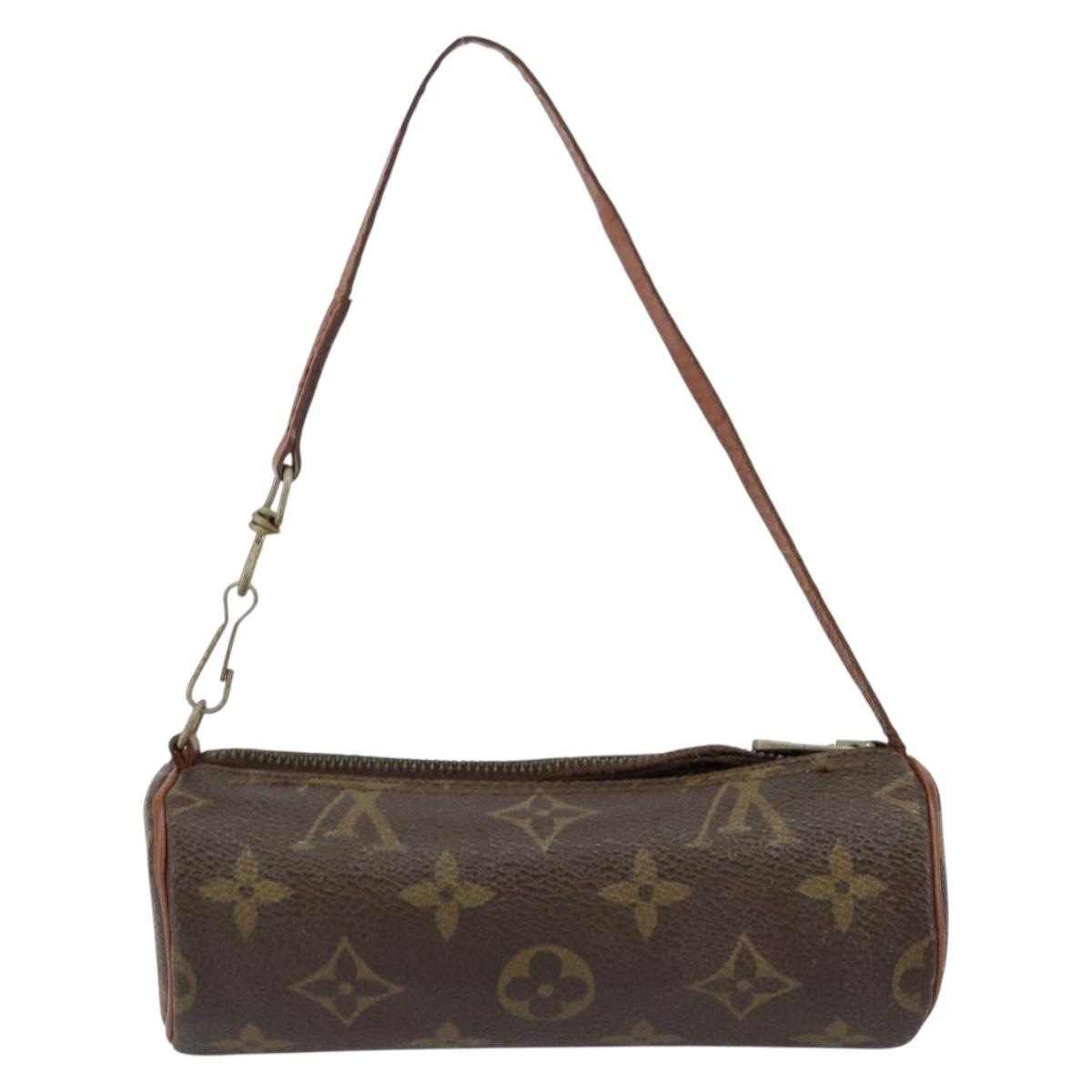LOUIS VUITTON Monogram Papillon Pouch LV Auth 156082
