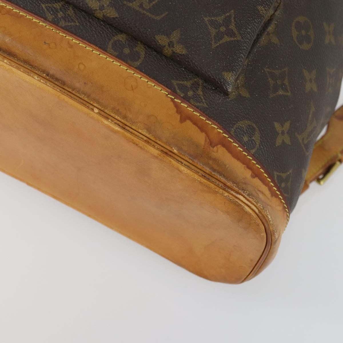 LOUIS VUITTON Monogram Montsouris GM Backpack M51135 LV Auth 156103