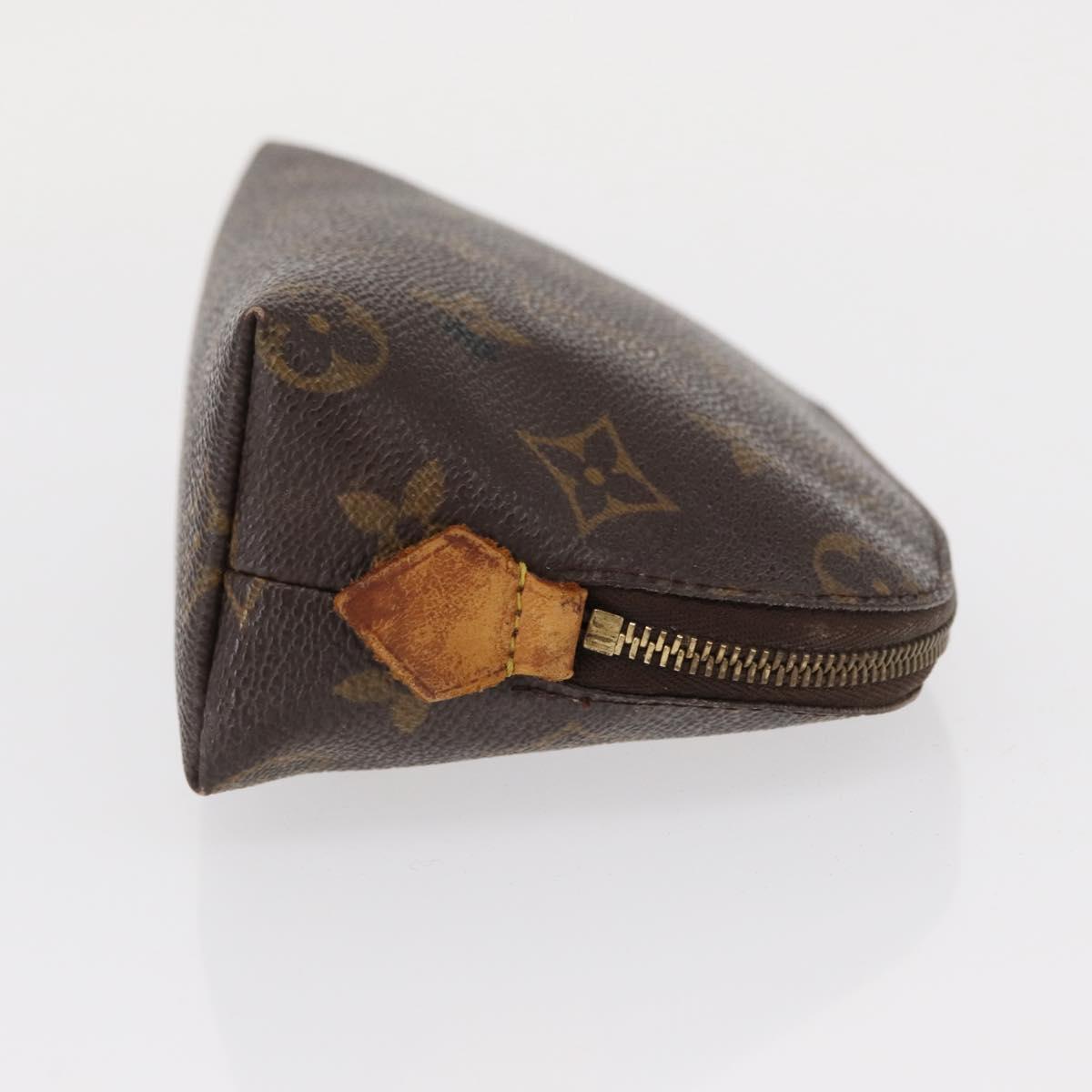 LOUIS VUITTON Monogram Pochette Cosmetic PM Pouch M43998 LV Auth 156105