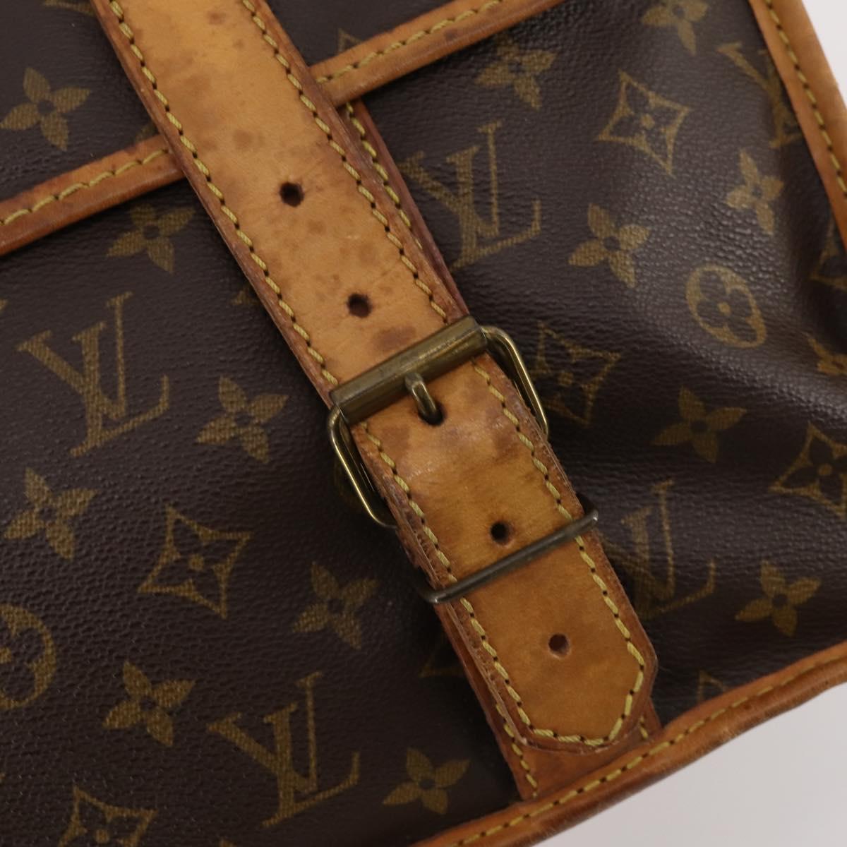 LOUIS VUITTON Monogram Sac Kleber Travel Bag M58122 LV Auth 156115
