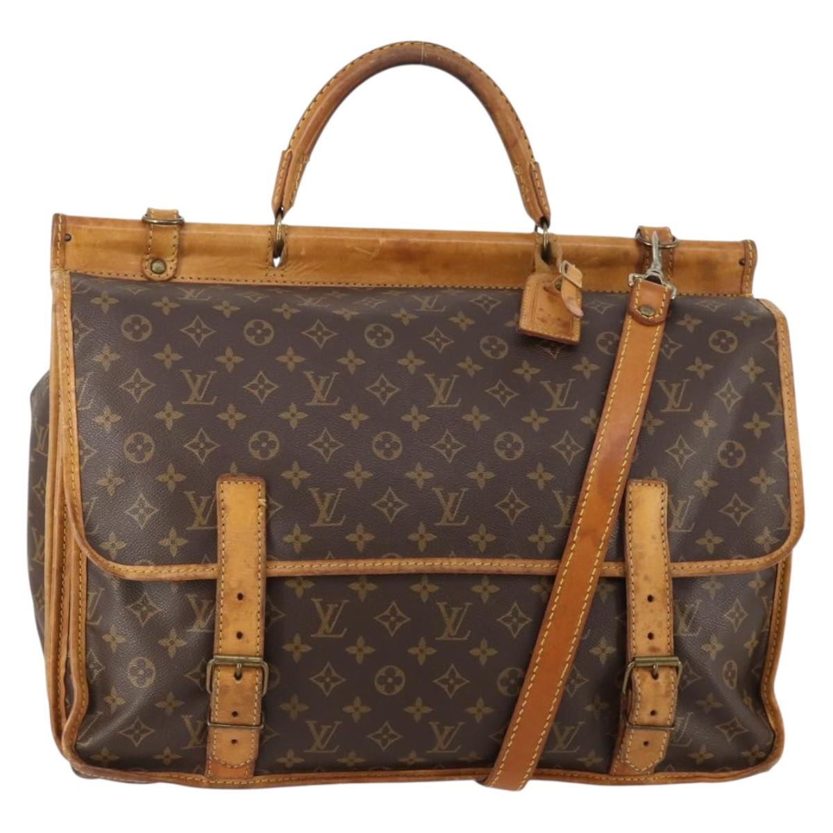 LOUIS VUITTON Monogram Sac Kleber Travel Bag M58122 LV Auth 156115