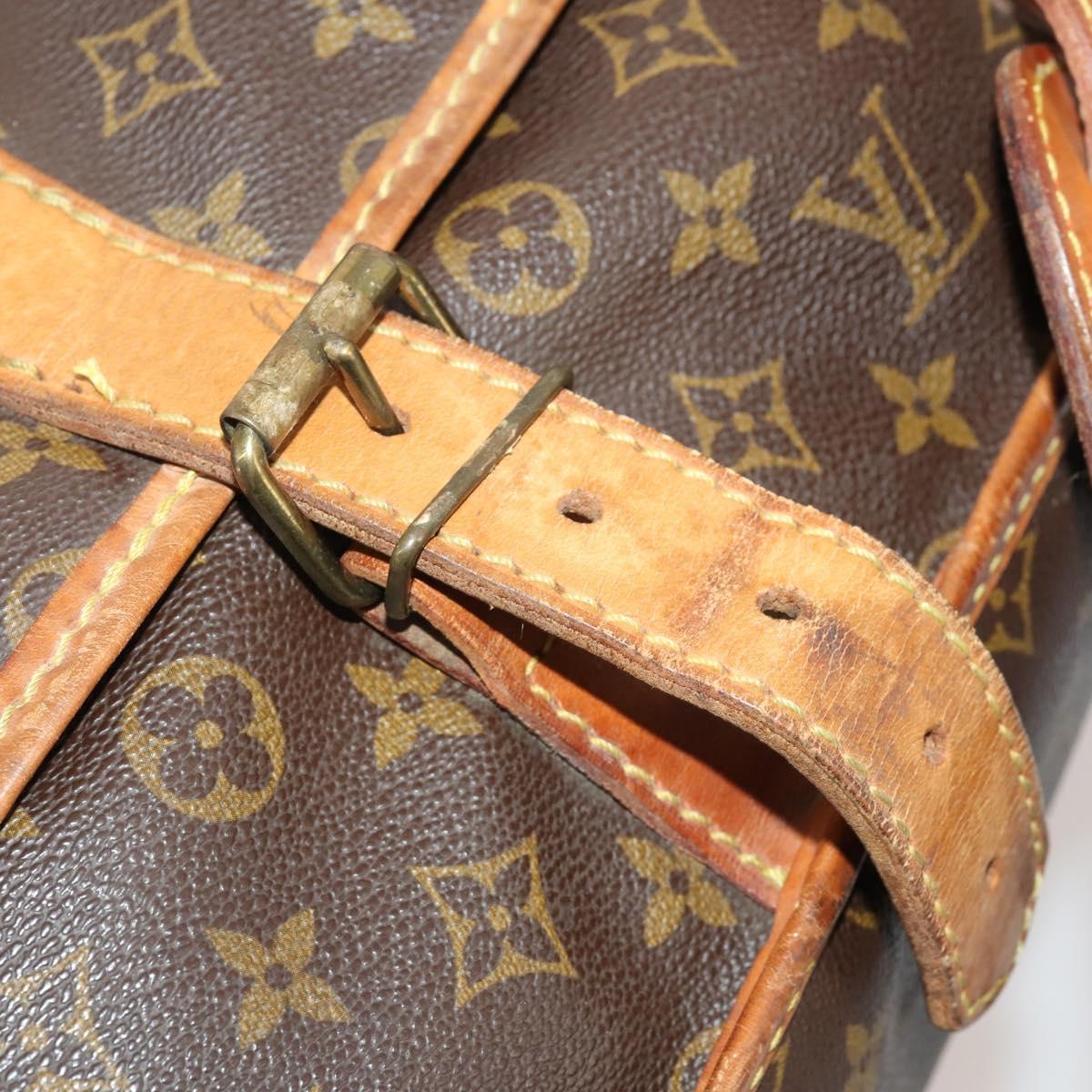 LOUIS VUITTON Monogram Sac Kleber Travel Bag M58122 LV Auth 156115