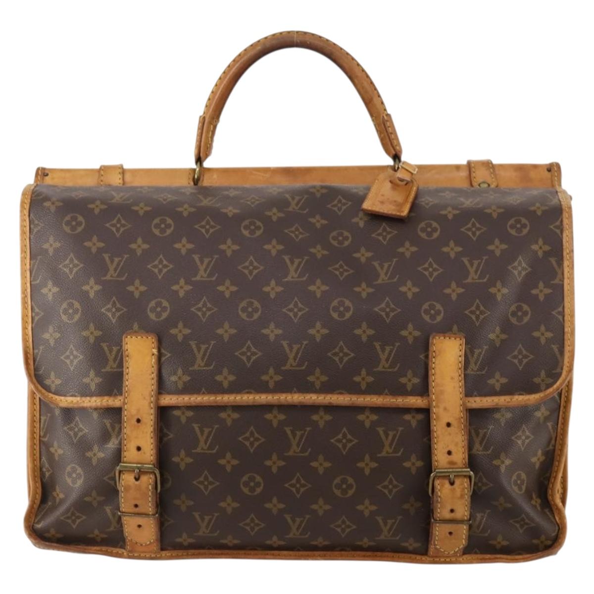 LOUIS VUITTON Monogram Sac Kleber Travel Bag M58122 LV Auth 156115