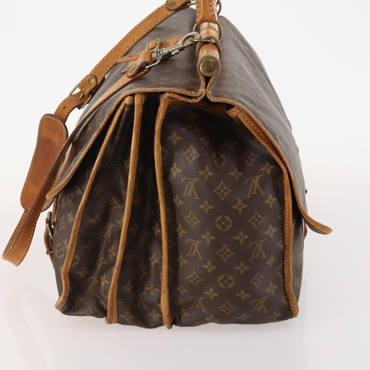LOUIS VUITTON Monogram Sac Kleber Travel Bag M58122 LV Auth 156115