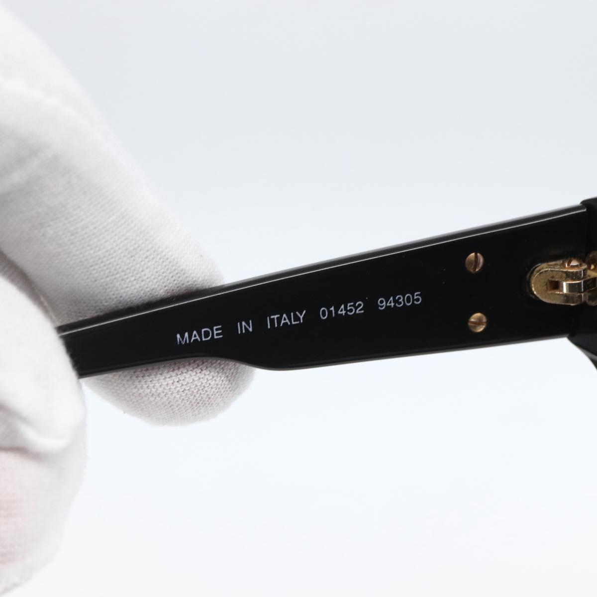 CHANEL Sunglasses plastic Black CC Auth 156145