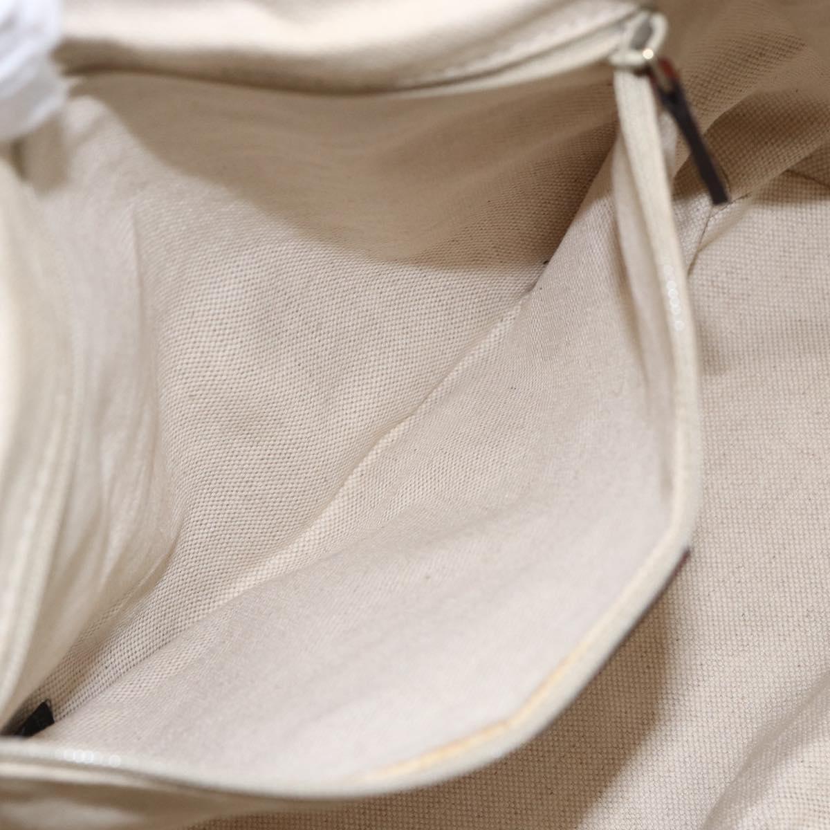 GUCCI Diamante Sukey Hand Bag Canvas 2way Beige Gold 247902 Auth 156167