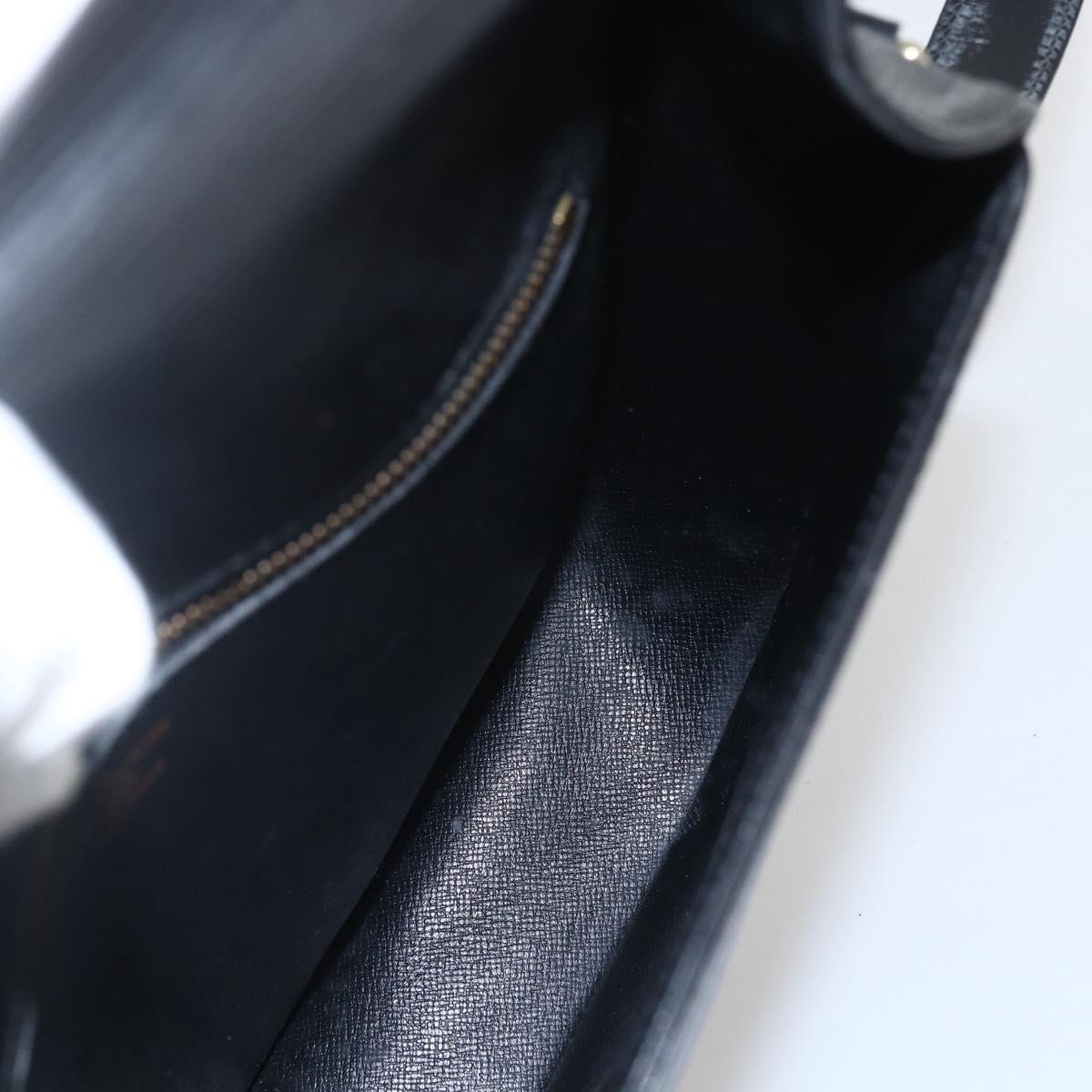 LOUIS VUITTON Epi Saint Cloud GM Shoulder Bag Black Noir M52192 LV Auth 156189