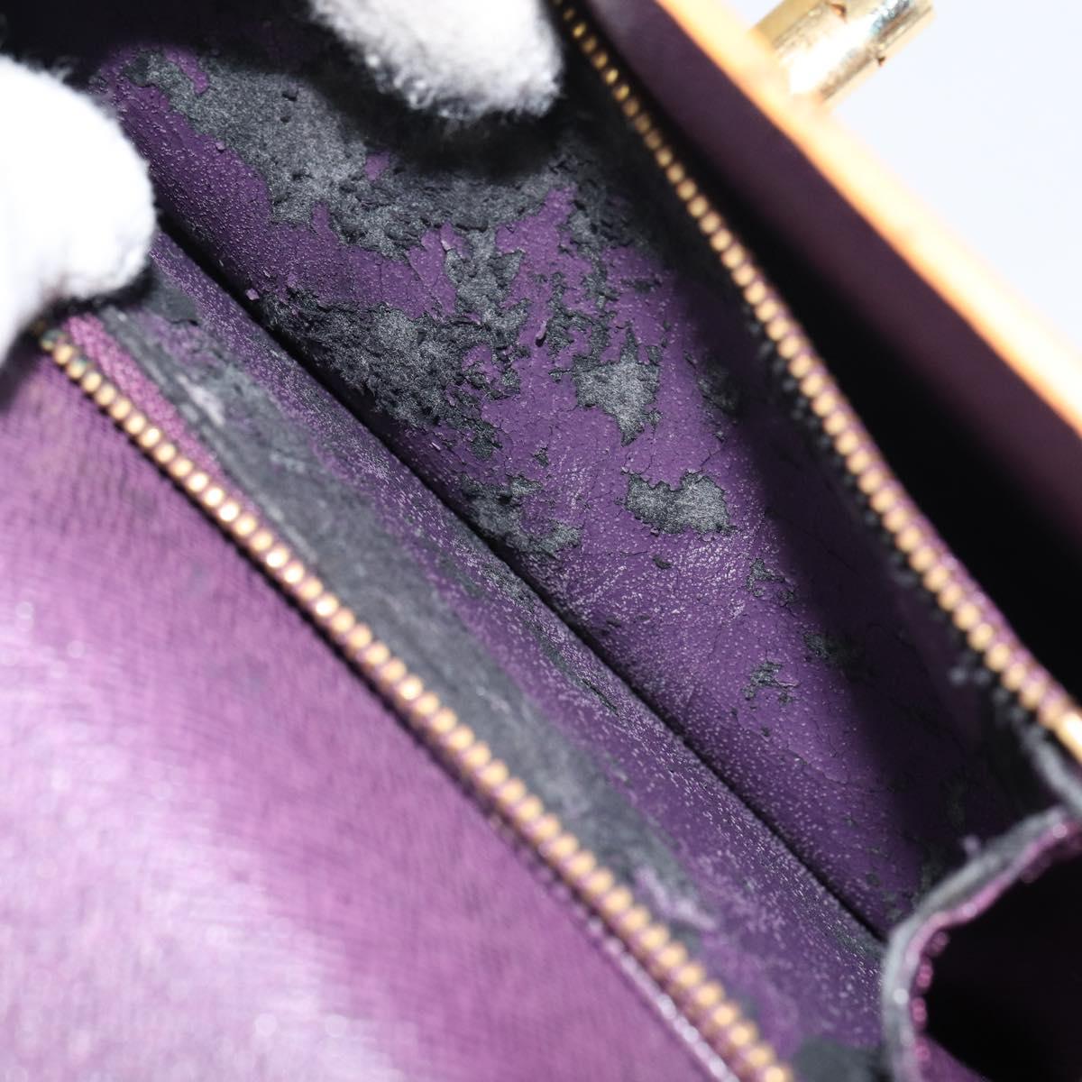 LOUIS VUITTON Epi Malesherbes Hand Bag Tassili Yellow Jonne M52379 Auth 156190