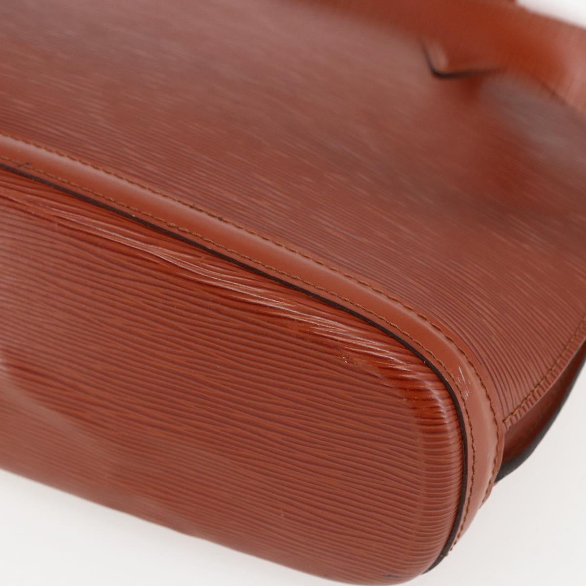 LOUIS VUITTON Epi Lussac Shoulder Bag Brown M52283 LV Auth 156191