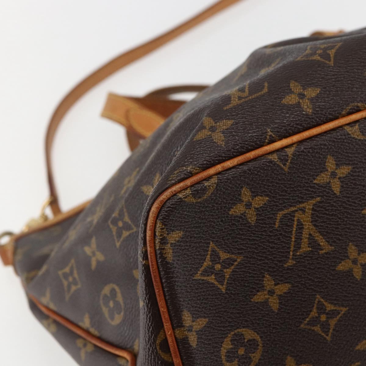 LOUIS VUITTON Monogram Palermo PM Tote Bag M40145 LV Auth 156193