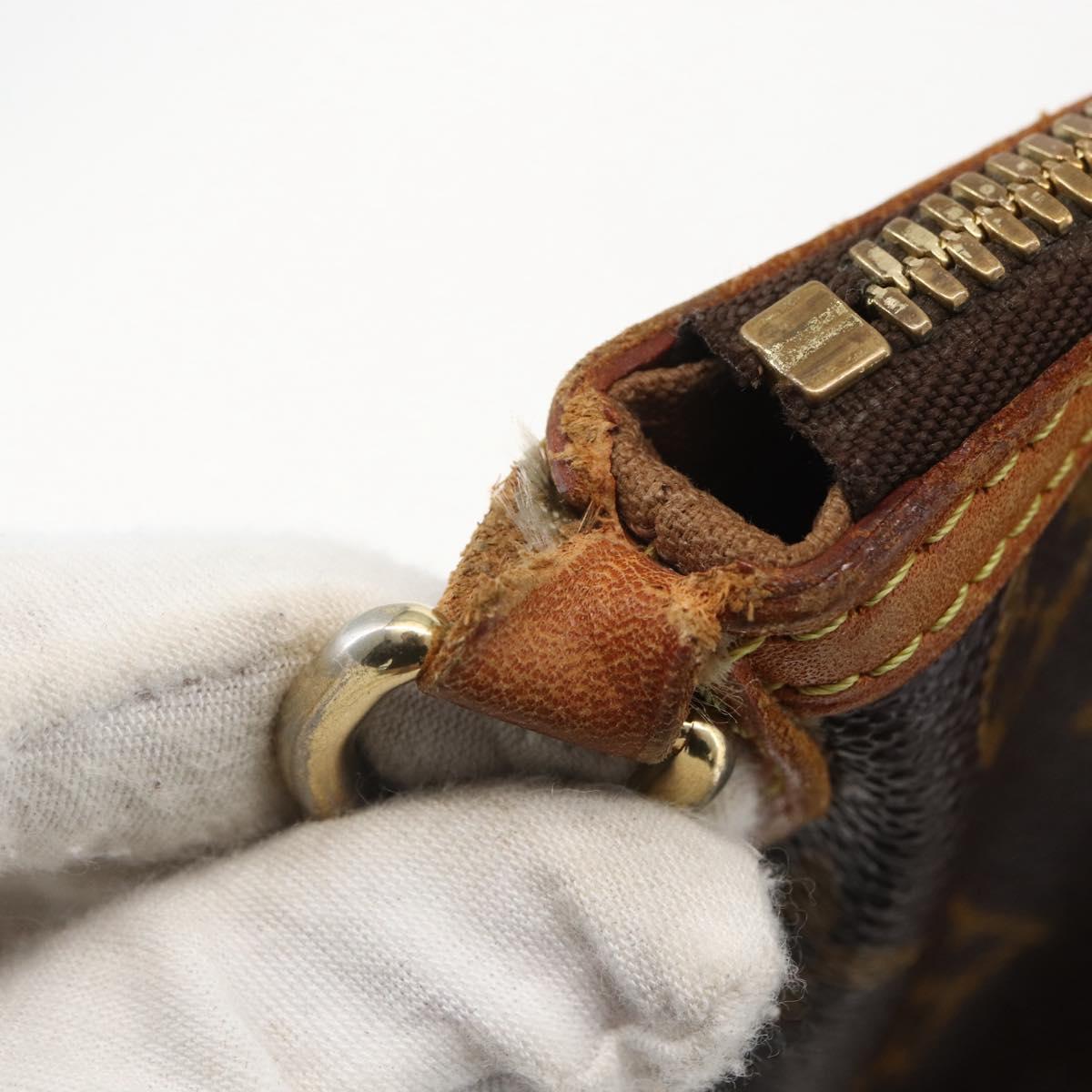 LOUIS VUITTON Monogram Palermo PM Tote Bag M40145 LV Auth 156193