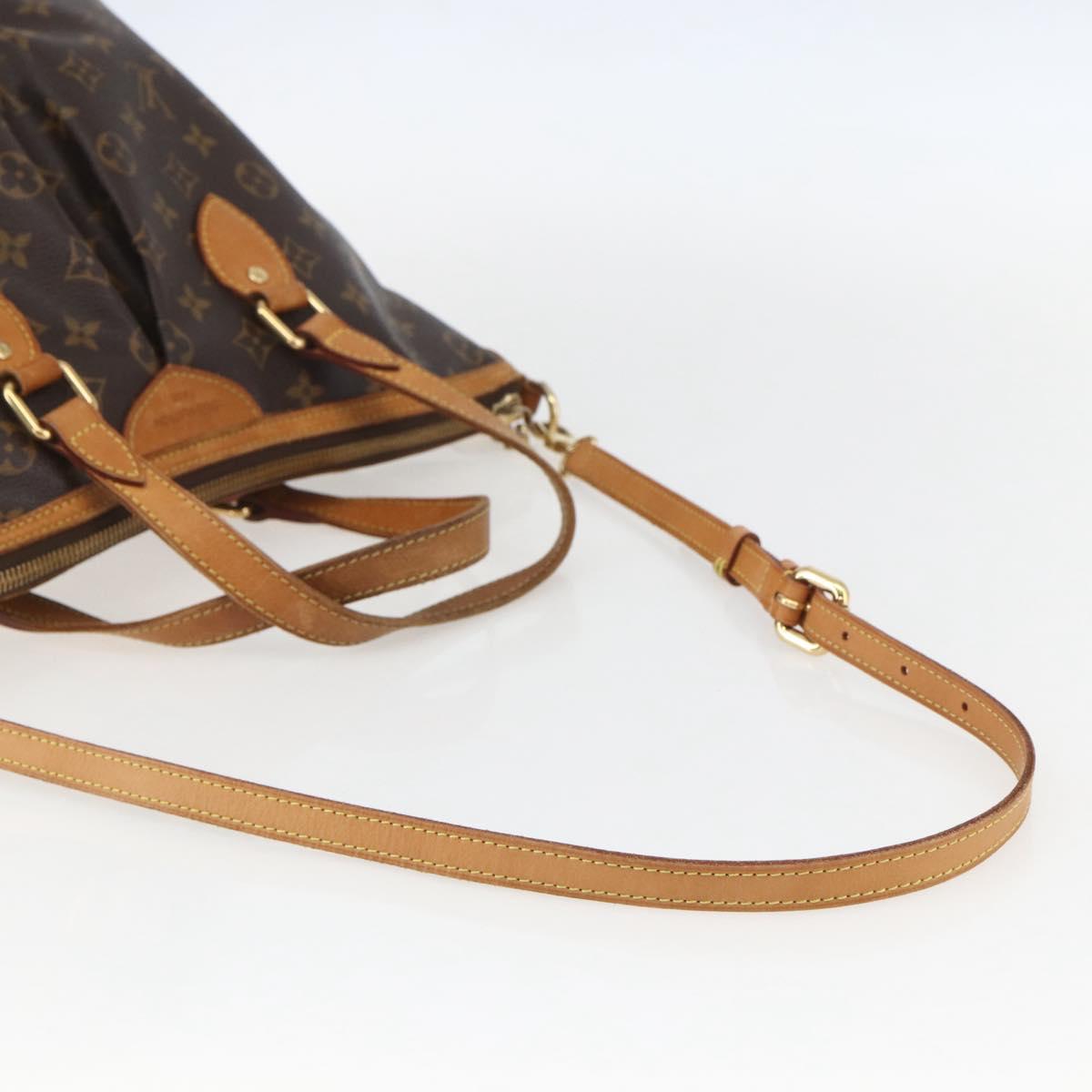 LOUIS VUITTON Monogram Palermo PM Tote Bag M40145 LV Auth 156193