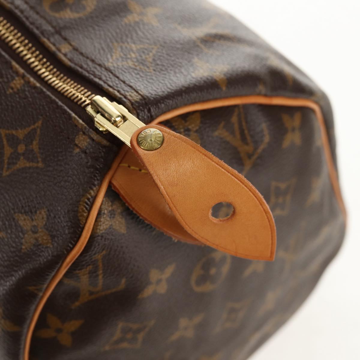 LOUIS VUITTON Monogram Speedy 30 Hand Bag M41526 LV Auth 156194V