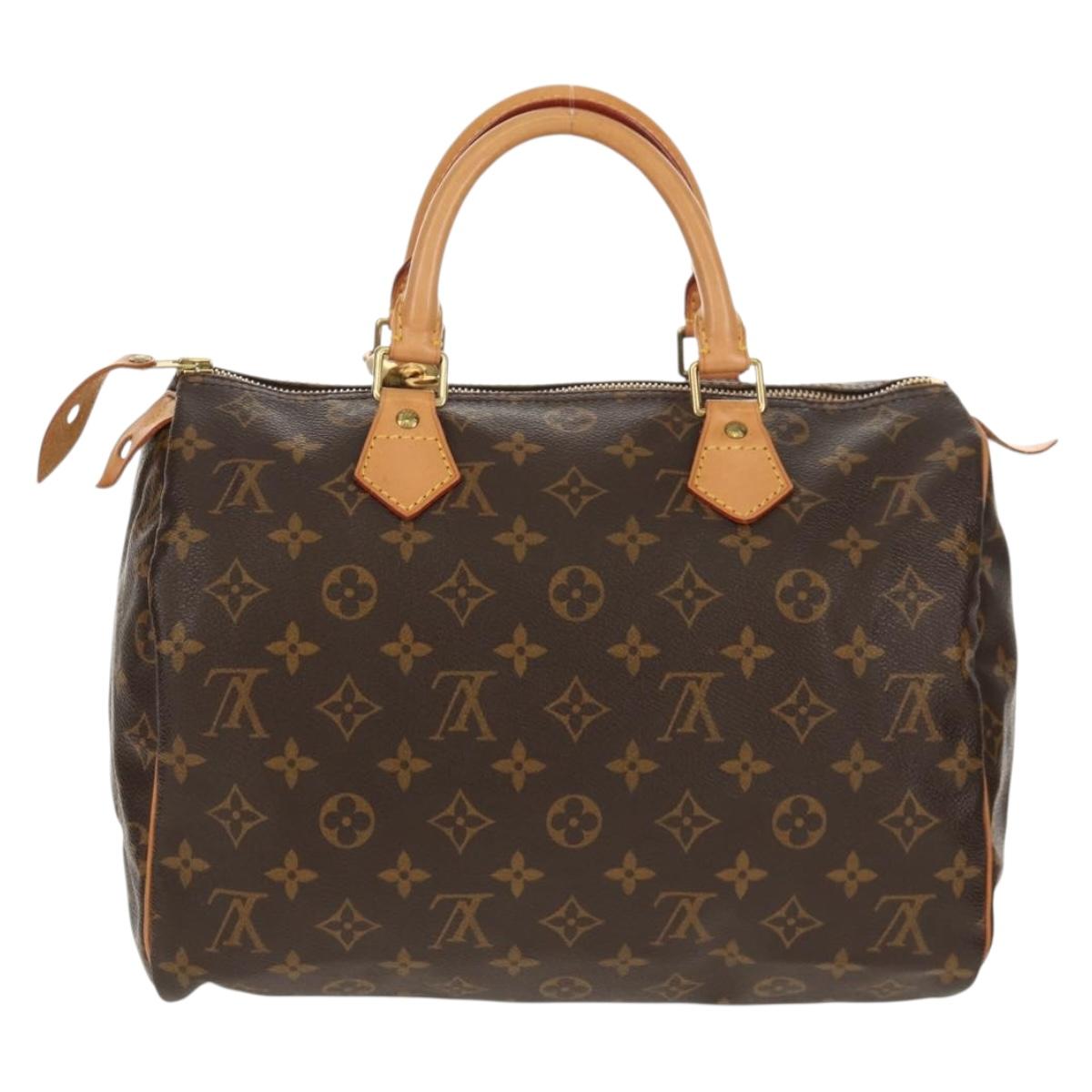 LOUIS VUITTON Monogram Speedy 30 Hand Bag M41526 LV Auth 156194V