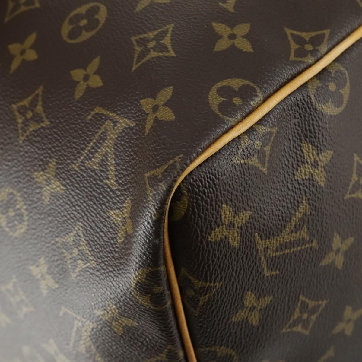 LOUIS VUITTON Monogram Keepall 55 Boston Bag M41424 LV Auth 156198