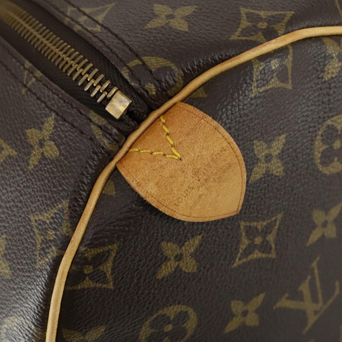 LOUIS VUITTON Monogram Keepall 55 Boston Bag M41424 LV Auth 156198