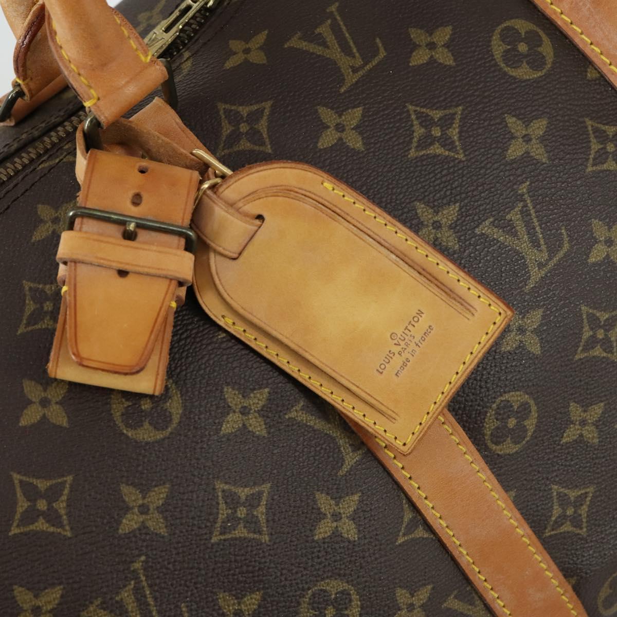 LOUIS VUITTON Monogram Keepall 55 Boston Bag M41424 LV Auth 156198