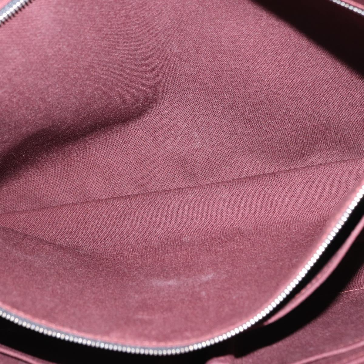 LOUIS VUITTON Monogram Macassar Porte Documents Voyage Bag M52005 Auth 156200