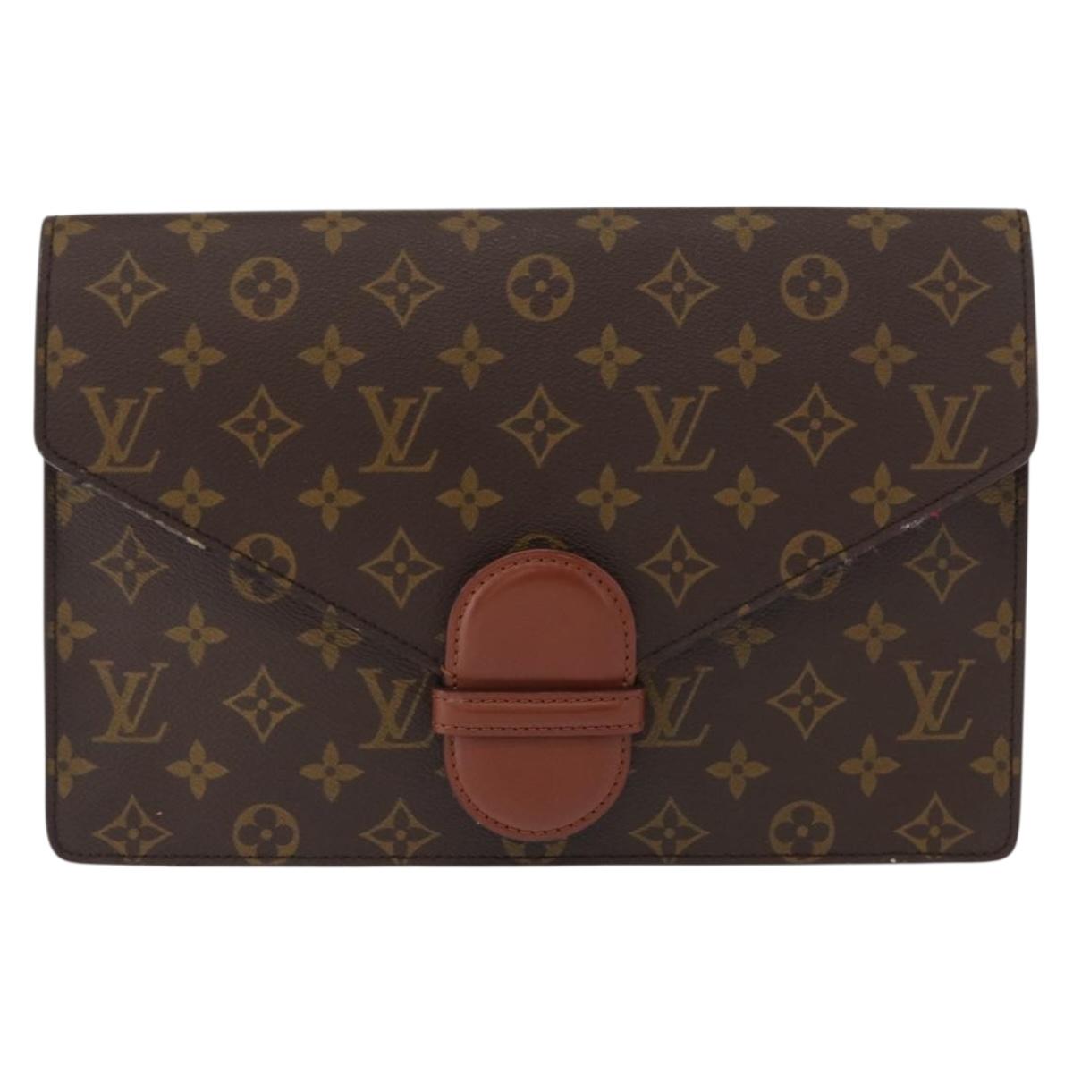 LOUIS VUITTON Monogram Ranelag Clutch Bag M51782 LV Auth 156203