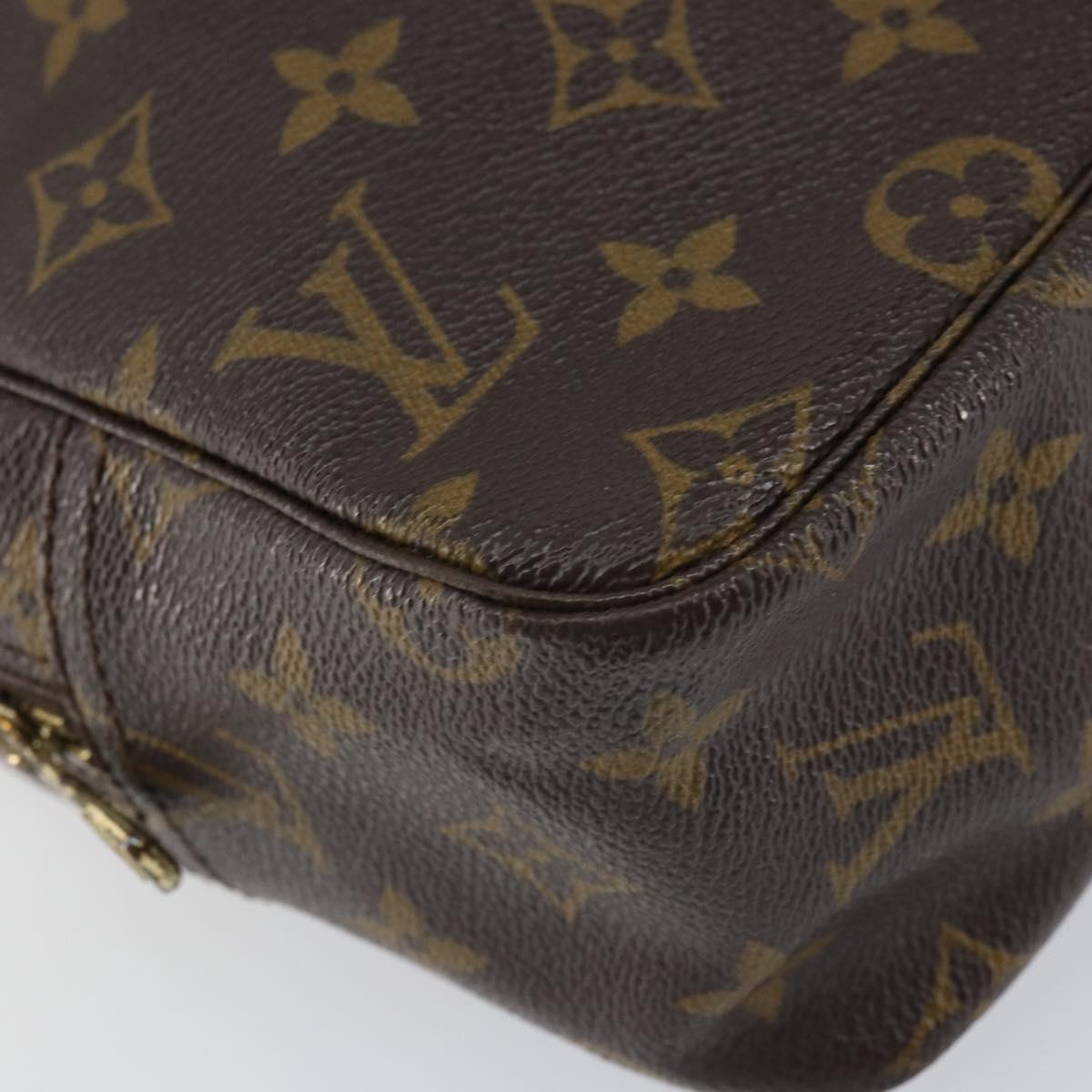 LOUIS VUITTON Monogram Trousse Toilette 28 Clutch Bag M47522 LV Auth 156209