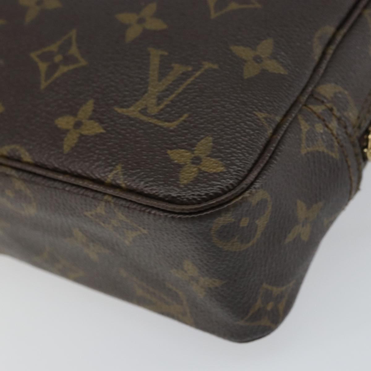 LOUIS VUITTON Monogram Trousse Toilette 23 Clutch Bag M47524 LV Auth 156211