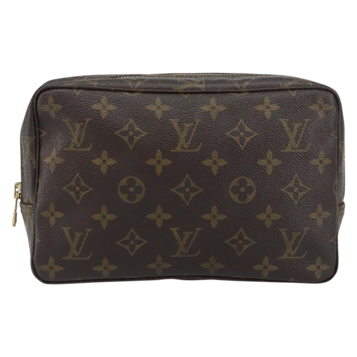 LOUIS VUITTON Monogram Trousse Toilette 23 Clutch Bag M47524 LV Auth 156211