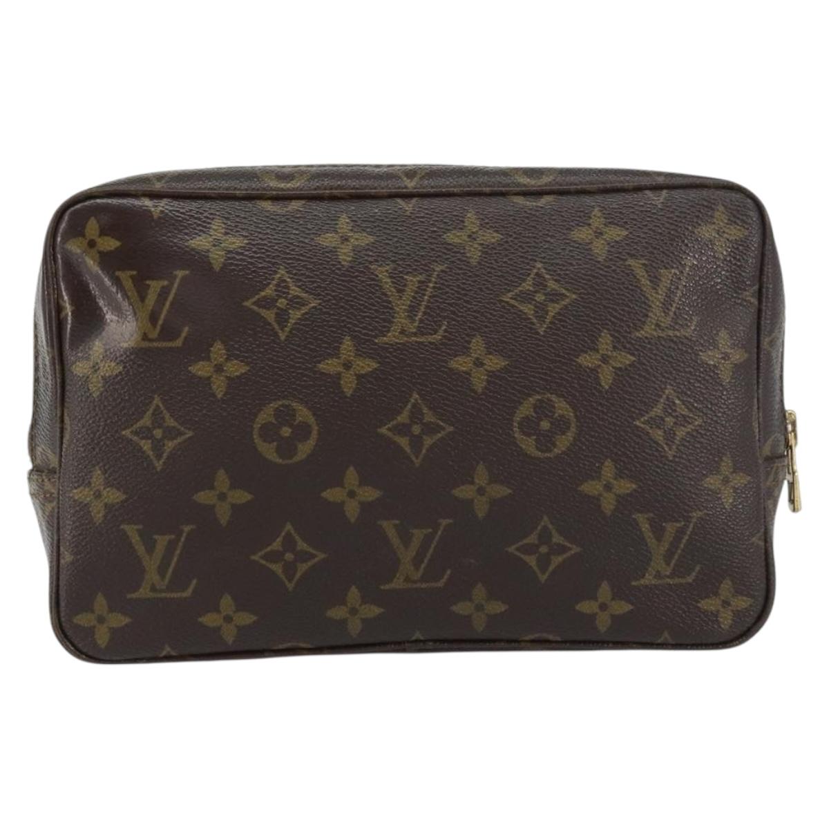 LOUIS VUITTON Monogram Trousse Toilette 23 Clutch Bag M47524 LV Auth 156211