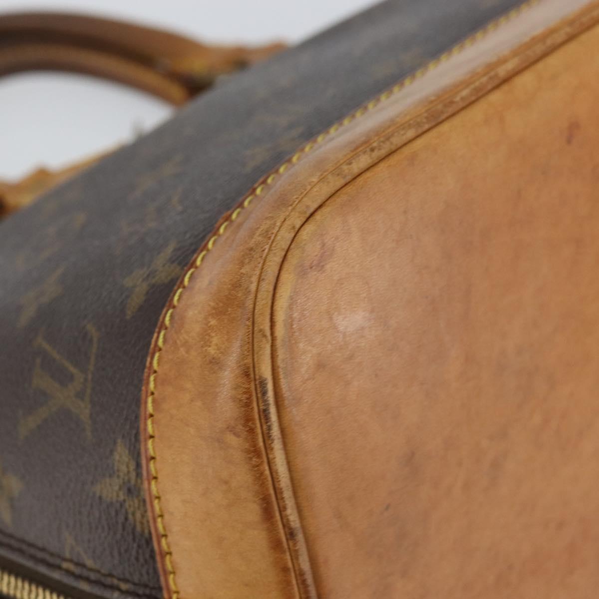 LOUIS VUITTON Monogram Alma Hand Bag M51130 LV Auth 156215