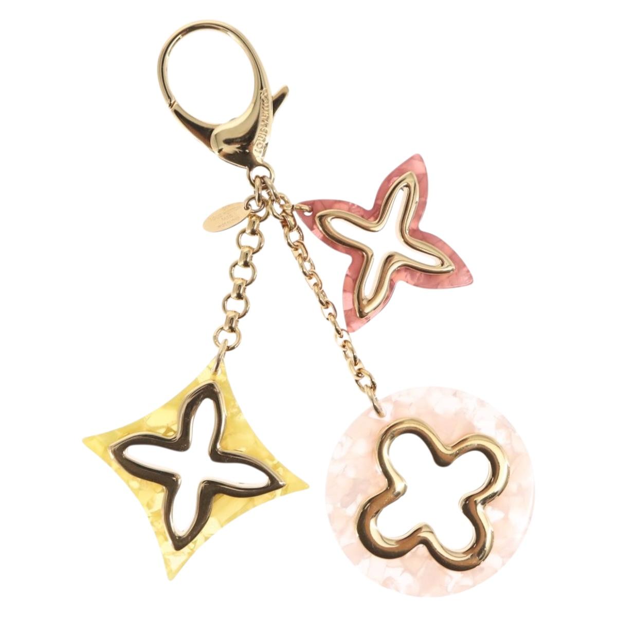 LOUIS VUITTON Bijoussac Ansolence Bag Charm Gold Tone M66884 LV Auth 156225V