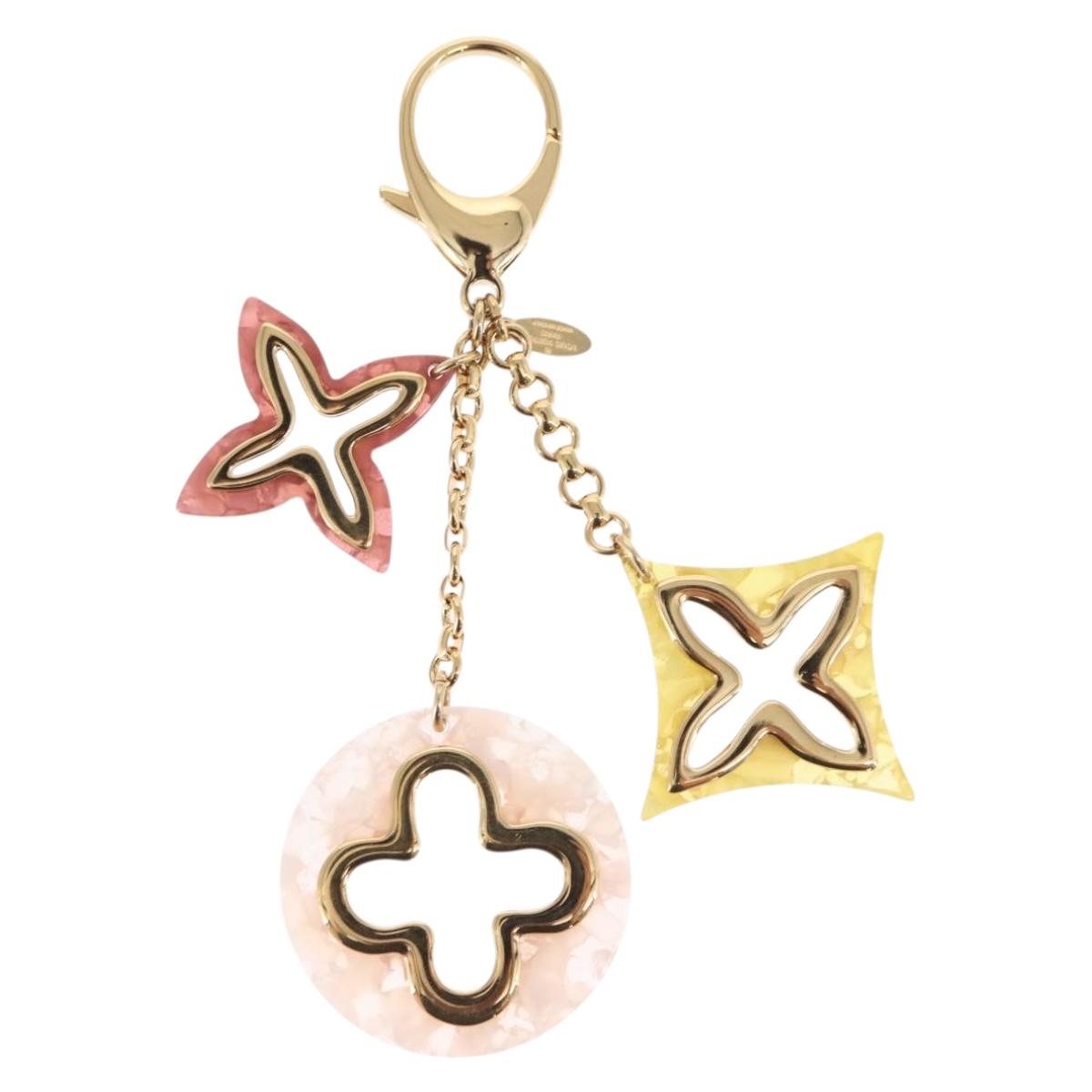 LOUIS VUITTON Bijoussac Ansolence Bag Charm Gold Tone M66884 LV Auth 156225V