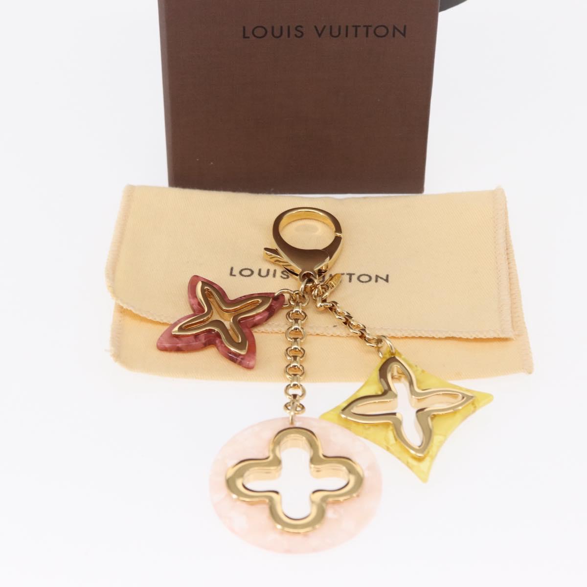 LOUIS VUITTON Bijoussac Ansolence Bag Charm Gold Tone M66884 LV Auth 156225V