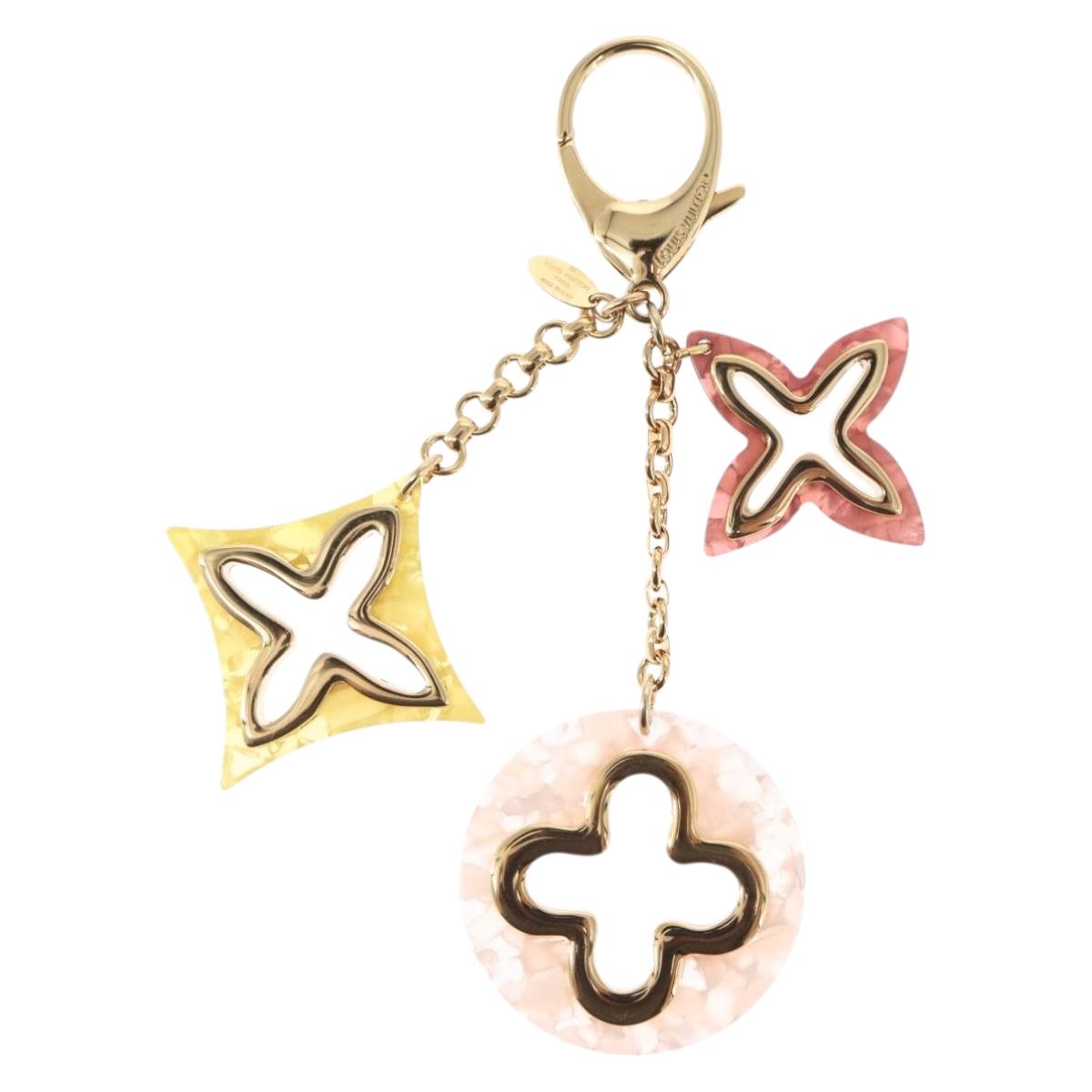 LOUIS VUITTON Bijoussac Ansolence Bag Charm Gold Tone M66884 LV Auth 156225V