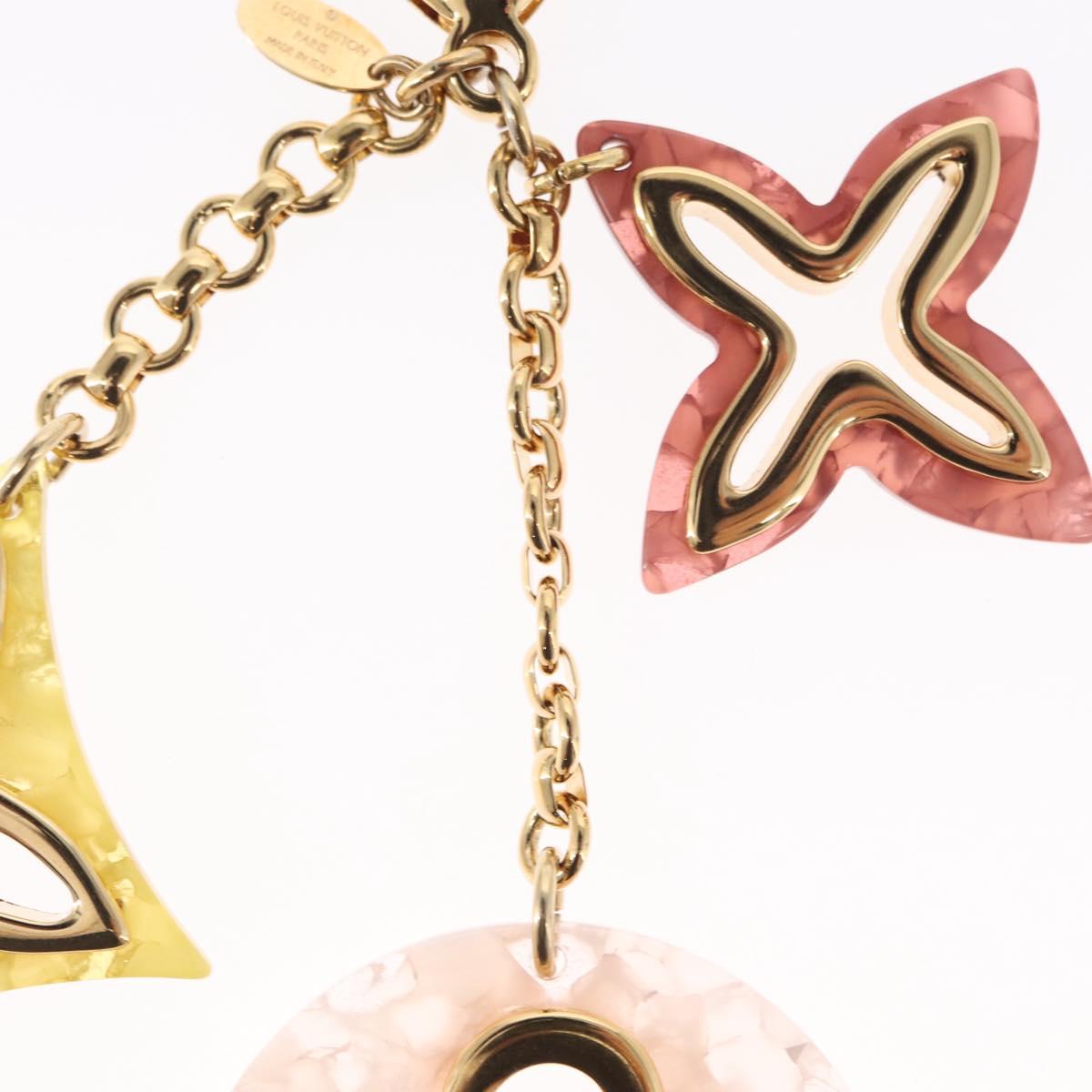 LOUIS VUITTON Bijoussac Ansolence Bag Charm Gold Tone M66884 LV Auth 156225V