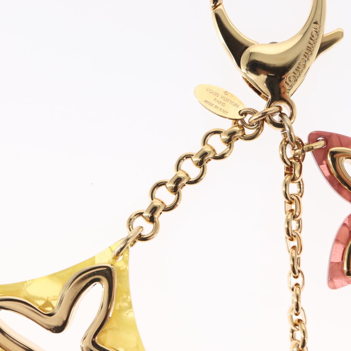 LOUIS VUITTON Bijoussac Ansolence Bag Charm Gold Tone M66884 LV Auth 156225V