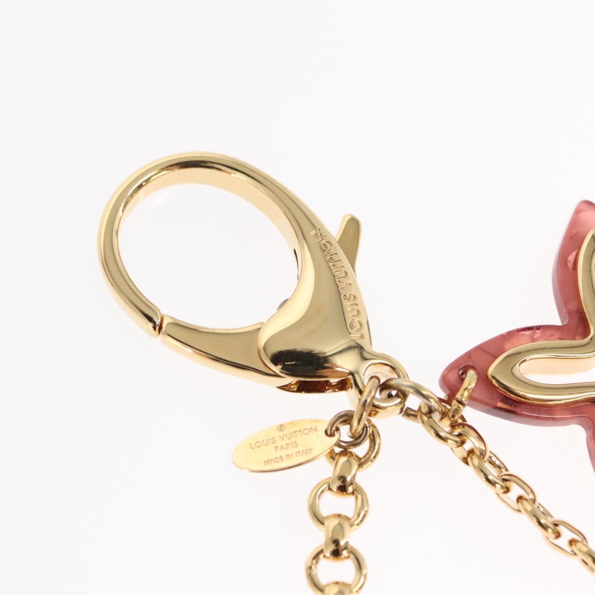 LOUIS VUITTON Bijoussac Ansolence Bag Charm Gold Tone M66884 LV Auth 156225V