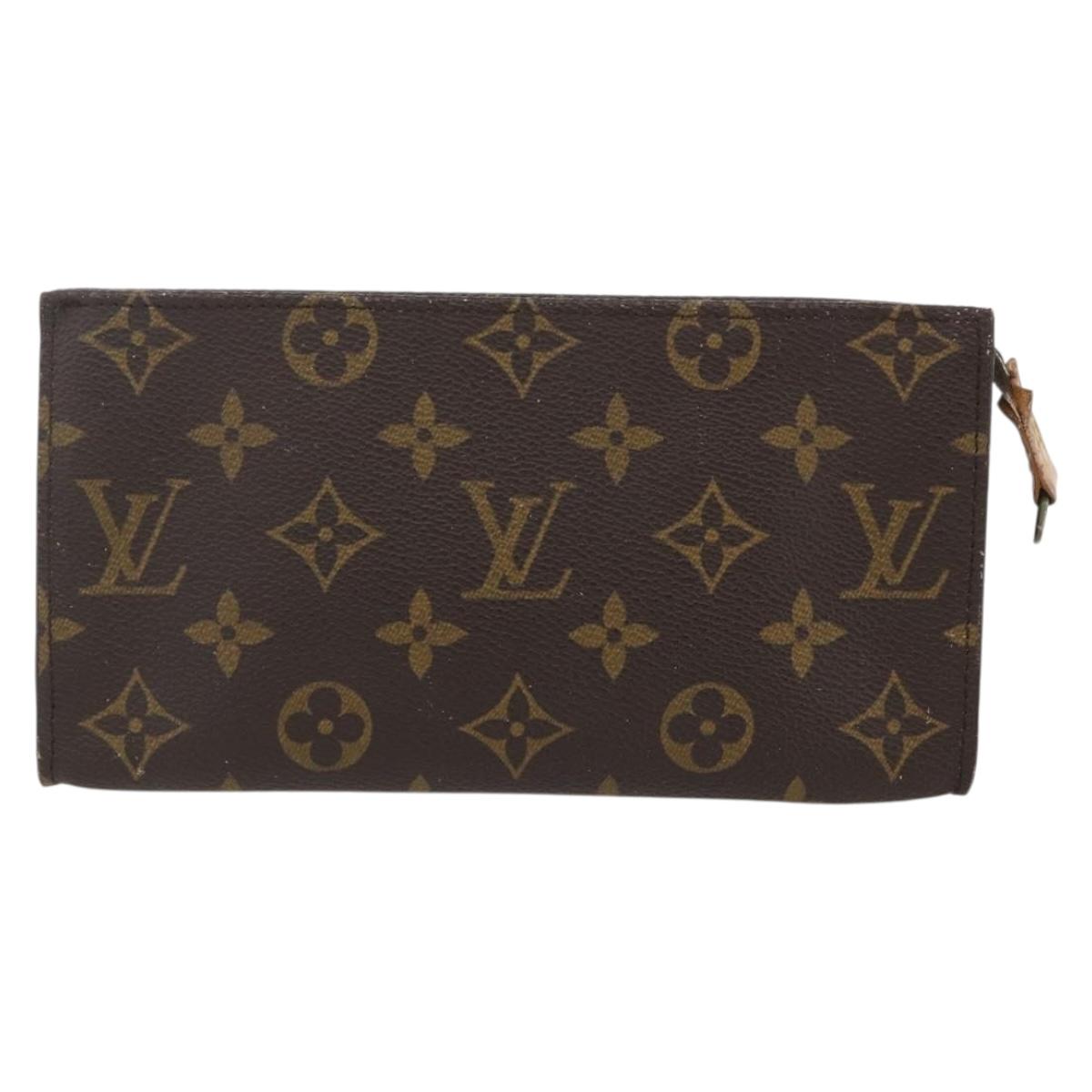 LOUIS VUITTON Monogram Bucket GM Accessory Pouch LV Auth 156237
