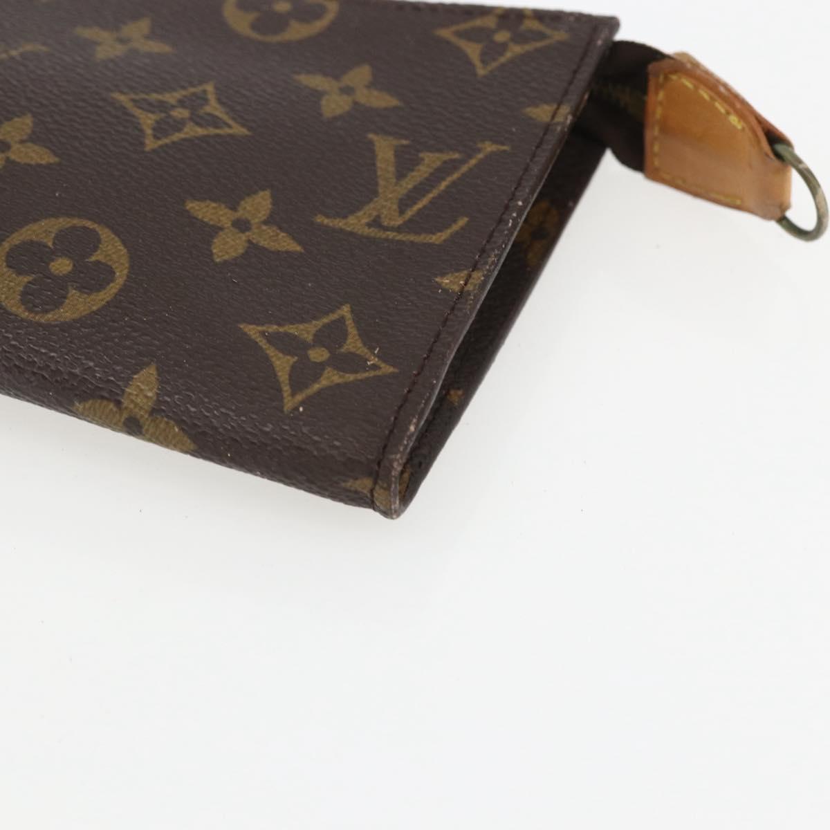 LOUIS VUITTON Monogram Bucket GM Accessory Pouch LV Auth 156237