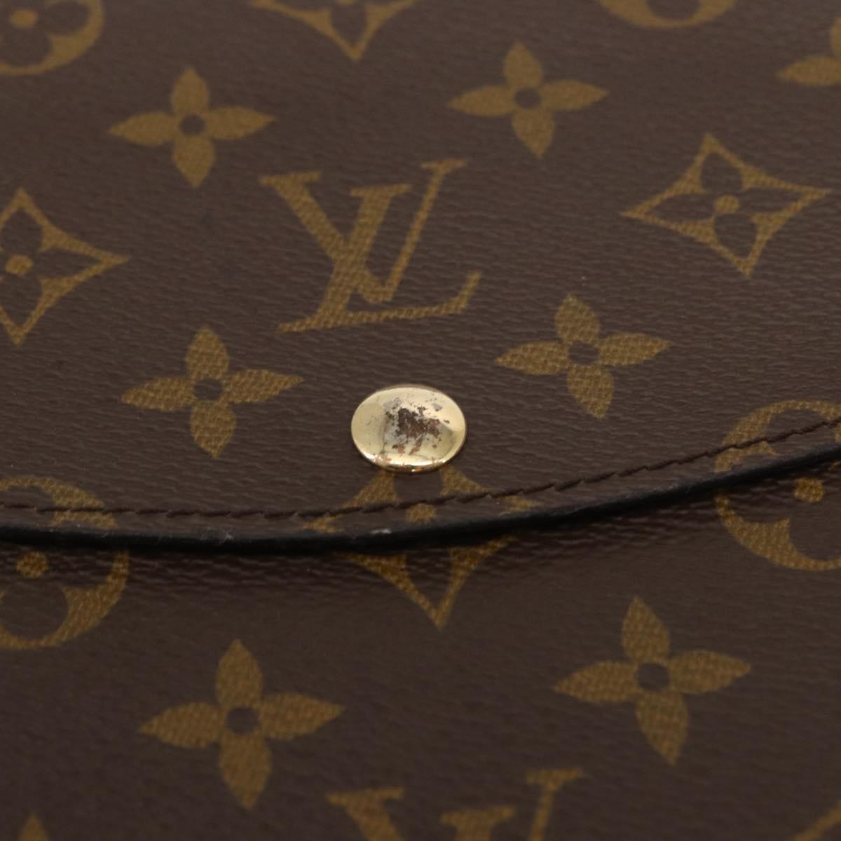 LOUIS VUITTON Monogram Double Rabat Shoulder Bag M51815 LV Auth 156238