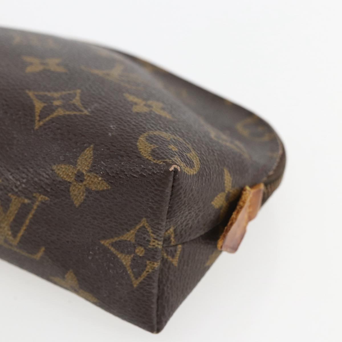 LOUIS VUITTON Monogram Pochette Cosmetic PM Pouch M43998 LV Auth 156239
