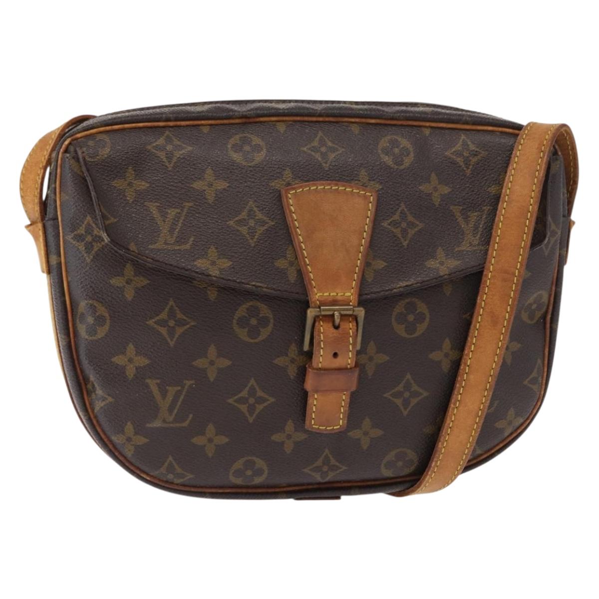 LOUIS VUITTON Monogram Jeune Fille GM Shoulder Bag M51225 LV Auth 156240