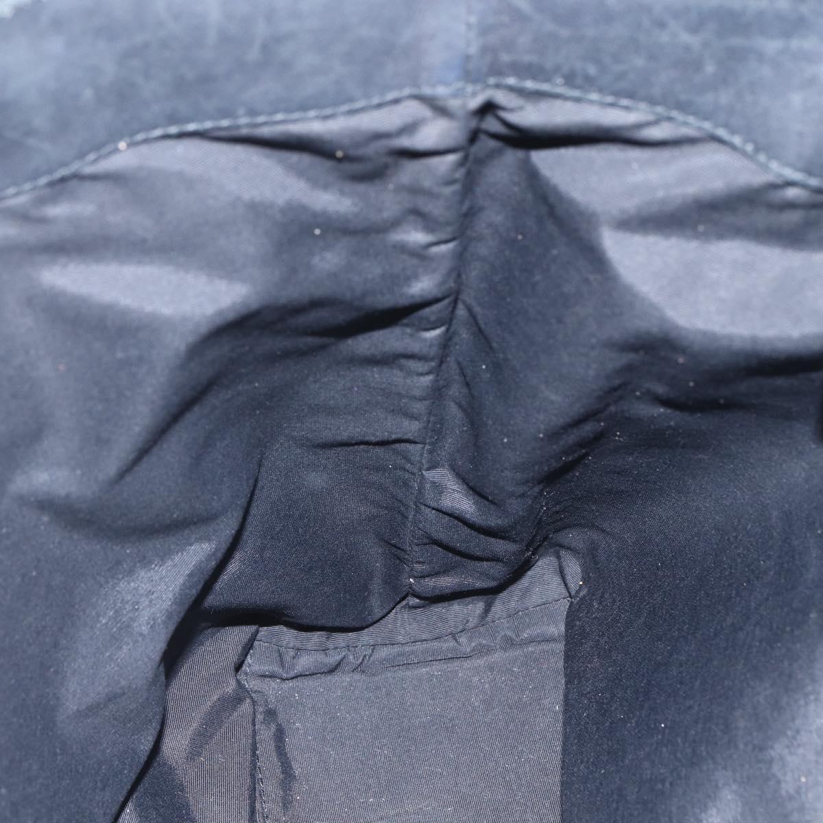 GUCCI GG Canvas Tote Bag Black Silver 31243 Auth 156254