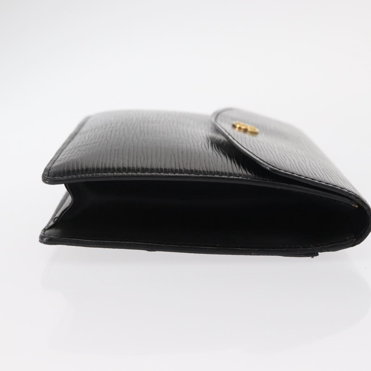 LOUIS VUITTON Epi Montaigne 23 Clutch Bag Black M52662 LV Auth 156258