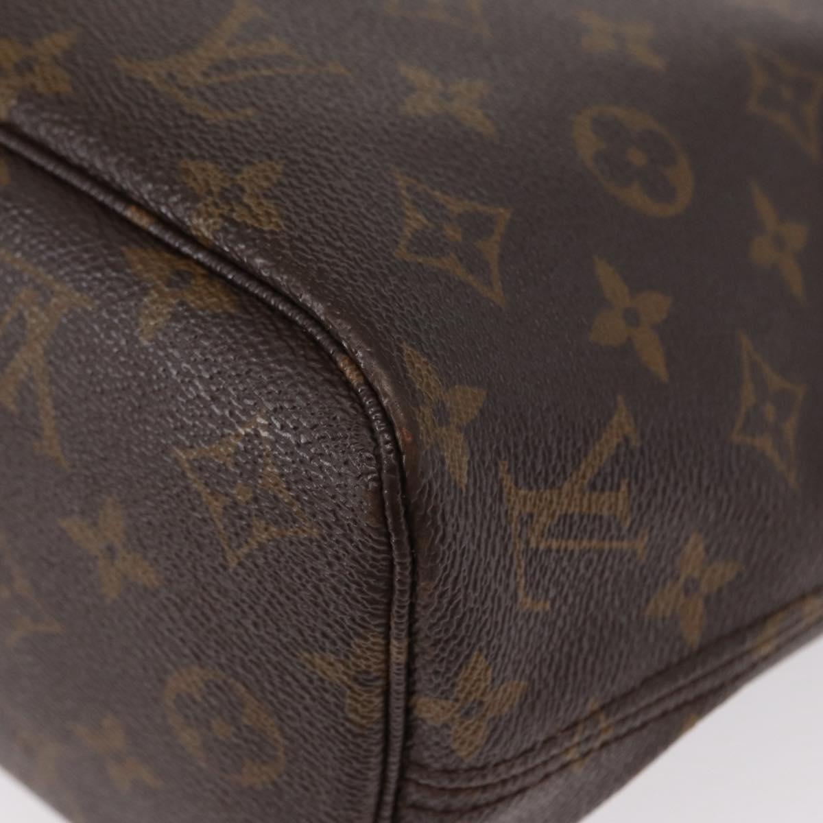 LOUIS VUITTON Monogram Neverfull PM Tote Bag M40155 LV Auth 156261