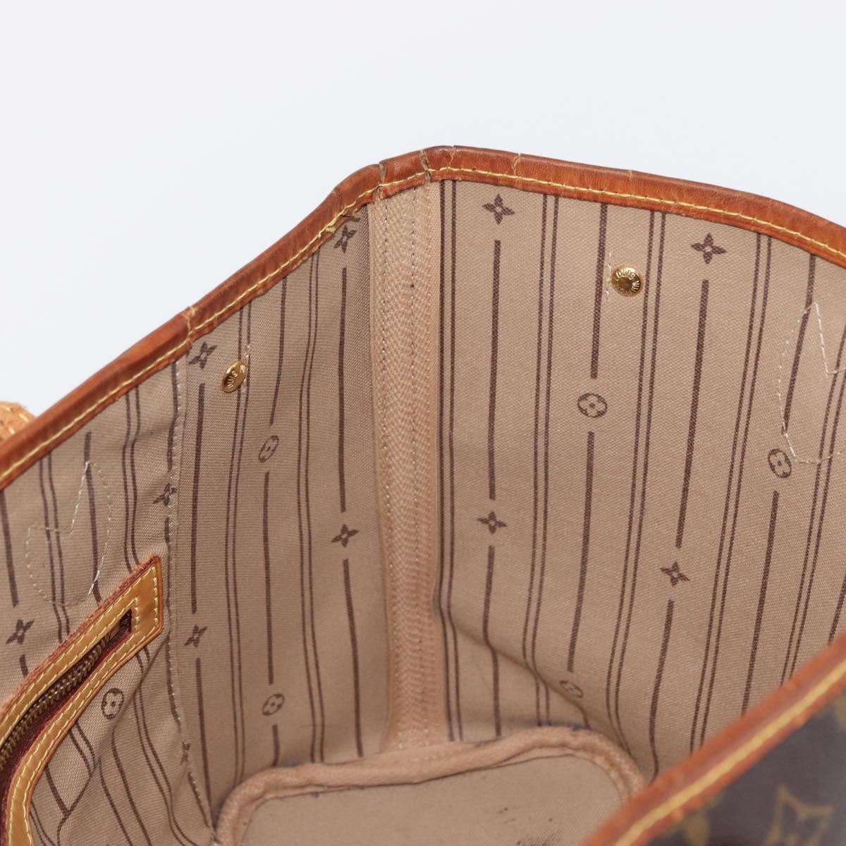 LOUIS VUITTON Monogram Neverfull PM Tote Bag M40155 LV Auth 156261