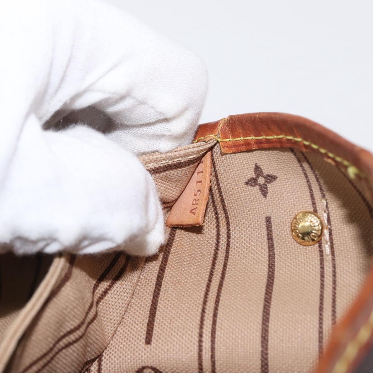 LOUIS VUITTON Monogram Neverfull PM Tote Bag M40155 LV Auth 156261